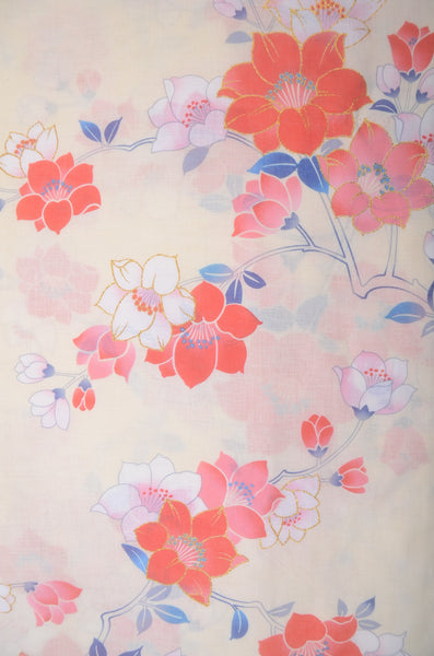 Japanese yukata kimono / H #553