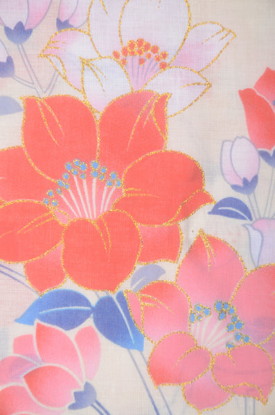 Japanese yukata kimono / H #553