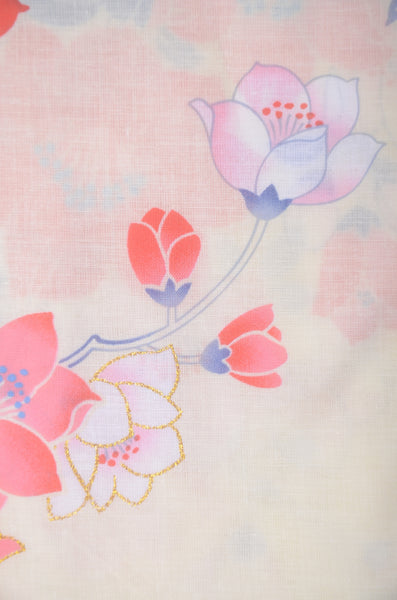 Japanese yukata kimono / H #553