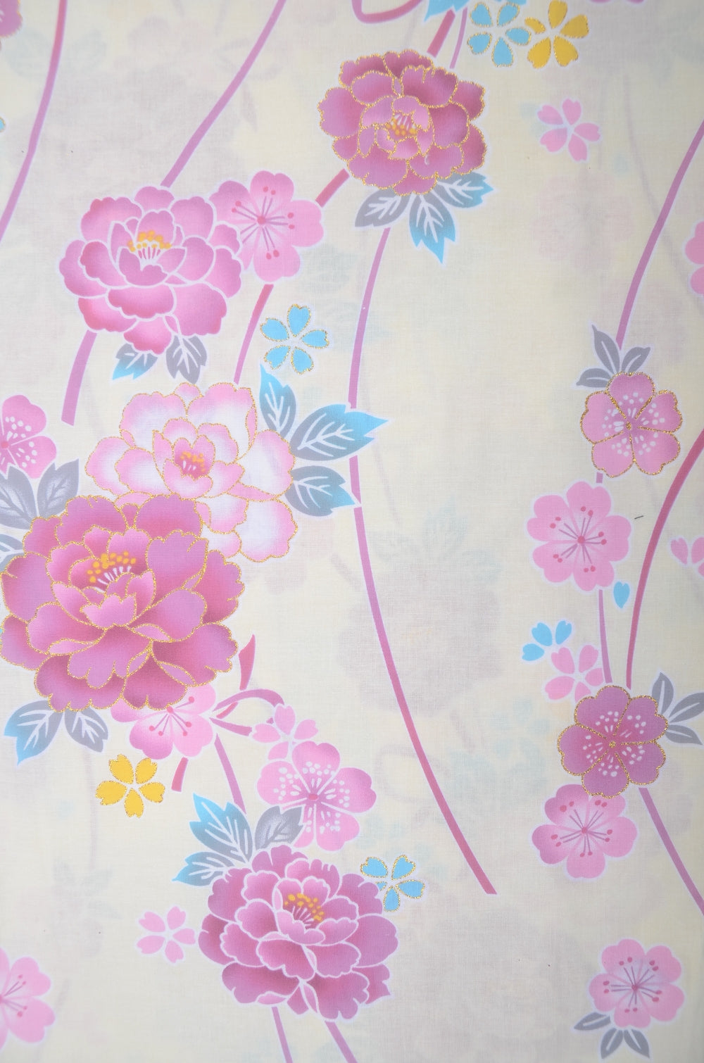 Japanese yukata kimono / H #554
