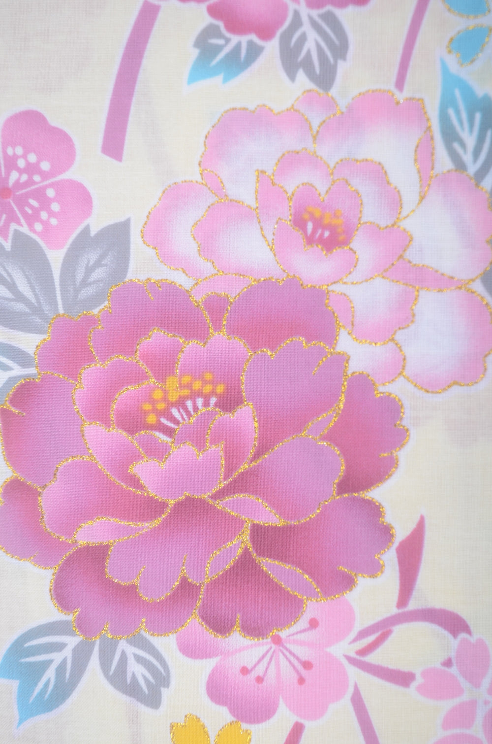 Japanese yukata kimono / H #554