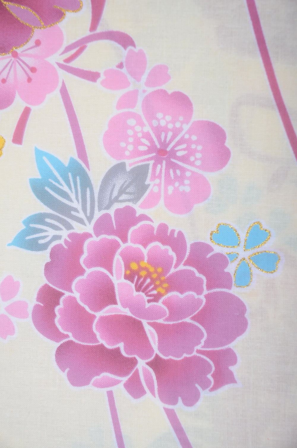 Japanese yukata kimono / H #554