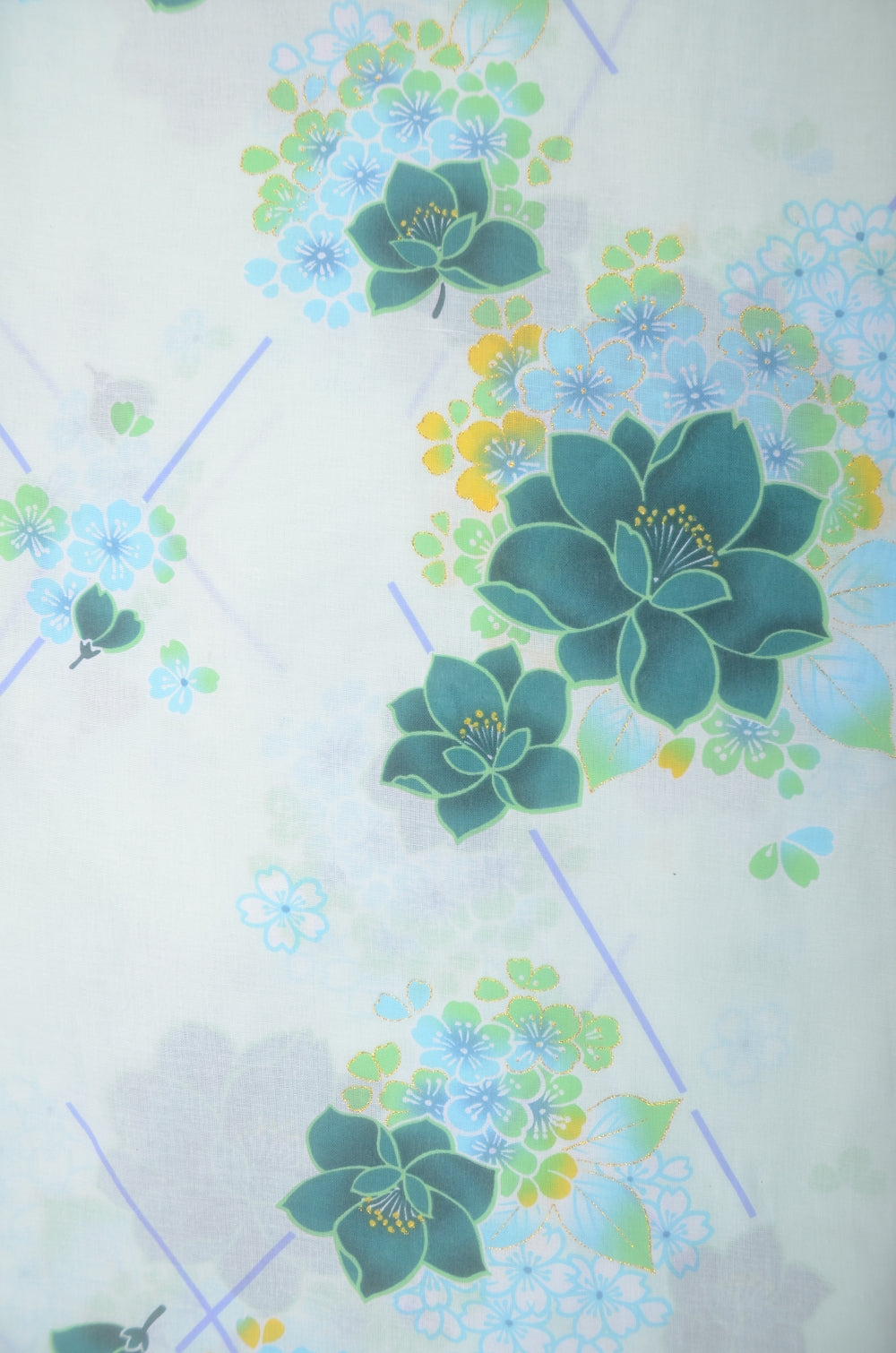 Japanese yukata kimono / H #556