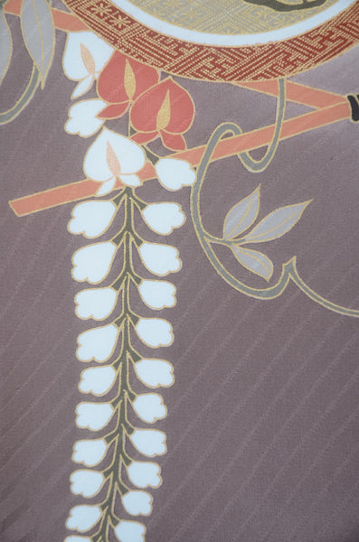 Long-sleeved kimono 6 items set / Furisode / FK#2-203