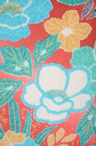 Long-sleeved kimono 6 items set / Furisode / FK#2-205