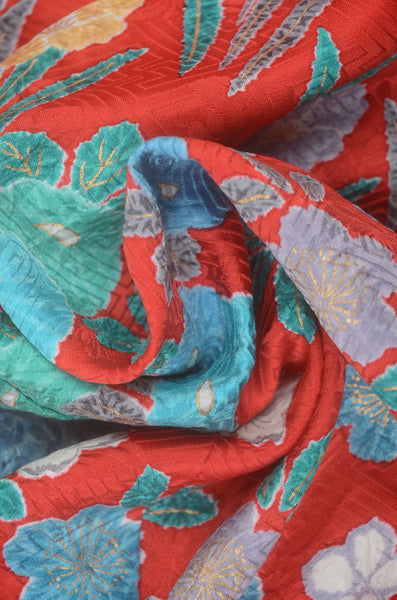 Long-sleeved kimono 6 items set / Furisode / FK#2-205