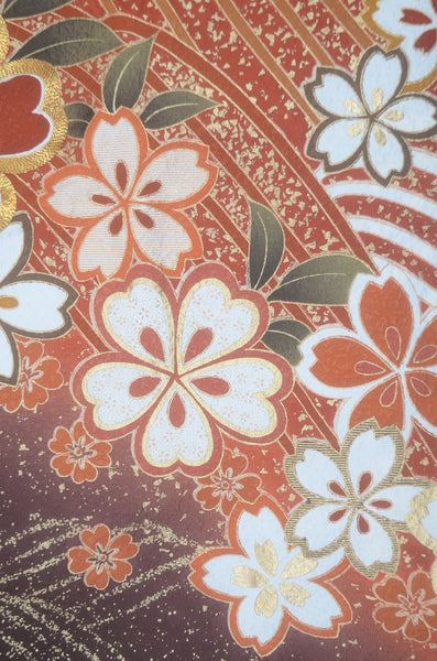 Long-sleeved kimono 6 items set / Furisode / FK#2-207