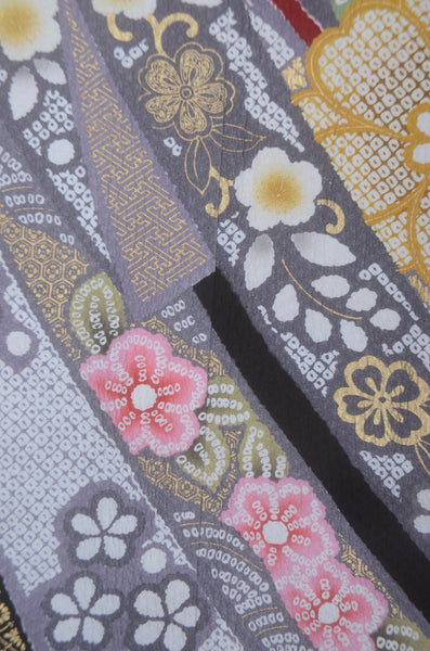 Long-sleeved kimono 6 items set / Furisode / FK#2-210