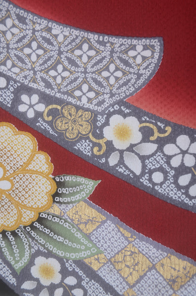 Long-sleeved kimono 6 items set / Furisode / FK#2-210