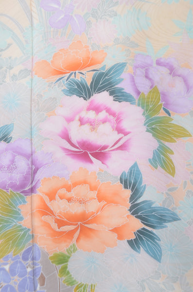 Long-sleeved kimono 6 items set / Furisode / FK#2-211