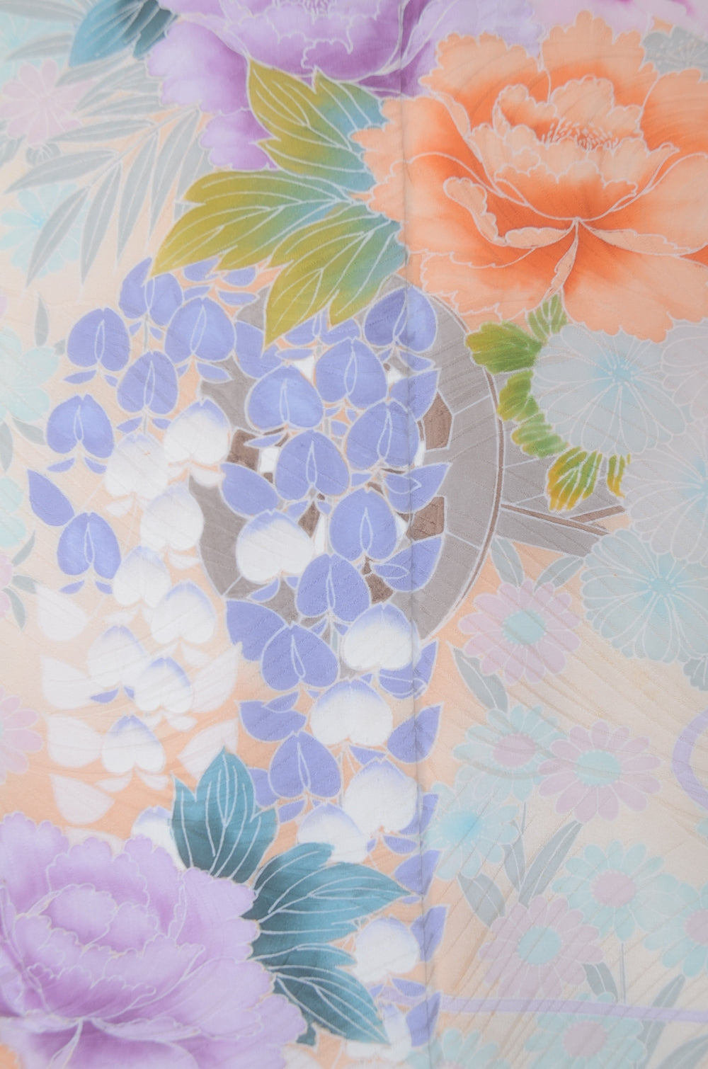 Long-sleeved kimono 6 items set / Furisode / FK#2-211