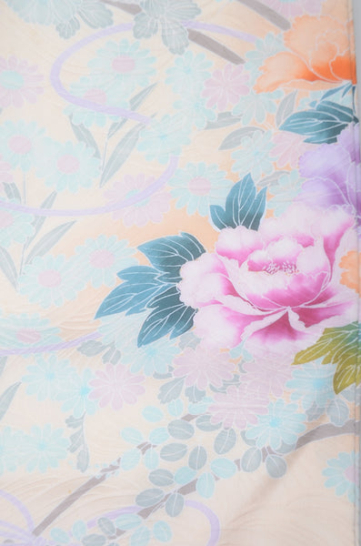 Long-sleeved kimono 6 items set / Furisode / FK#2-211