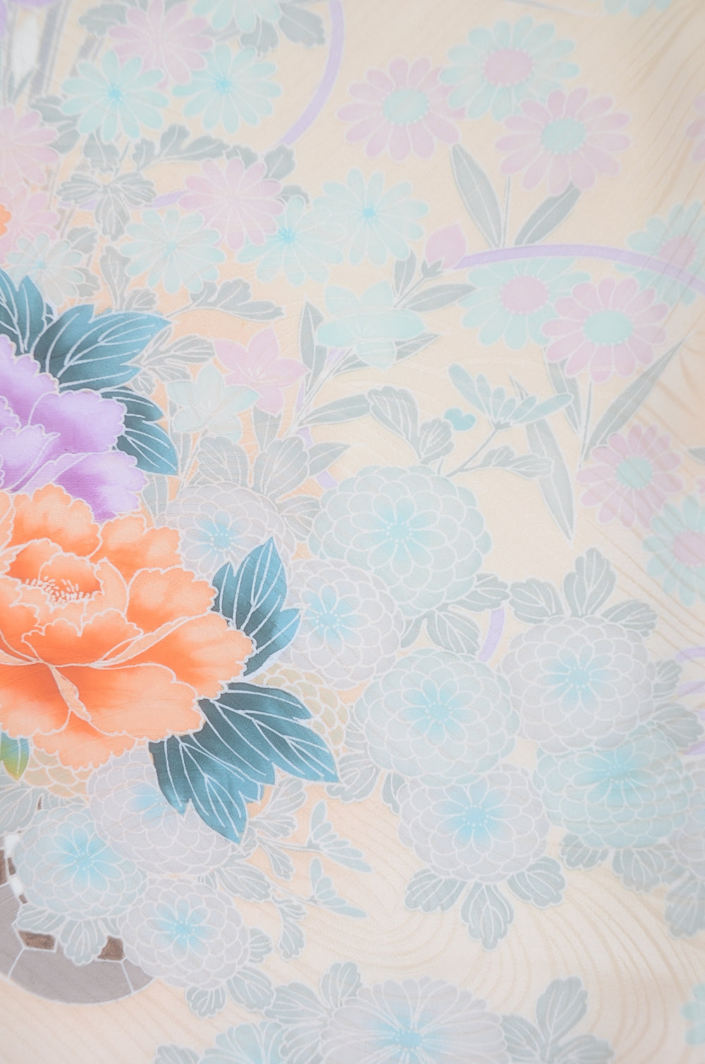 Long-sleeved kimono 6 items set / Furisode / FK#2-211