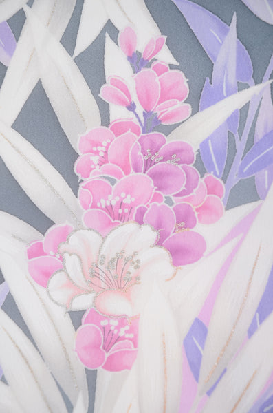 Long-sleeved kimono 6 items set / Furisode / FK#2-212