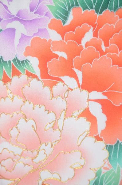 Long-sleeved kimono 6 items set / Furisode / FK#2-214