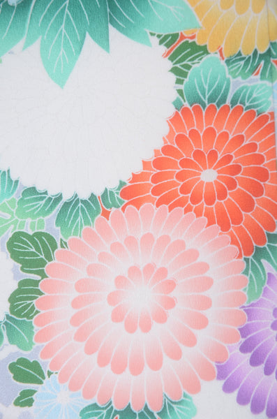 Long-sleeved kimono 6 items set / Furisode / FK#2-214