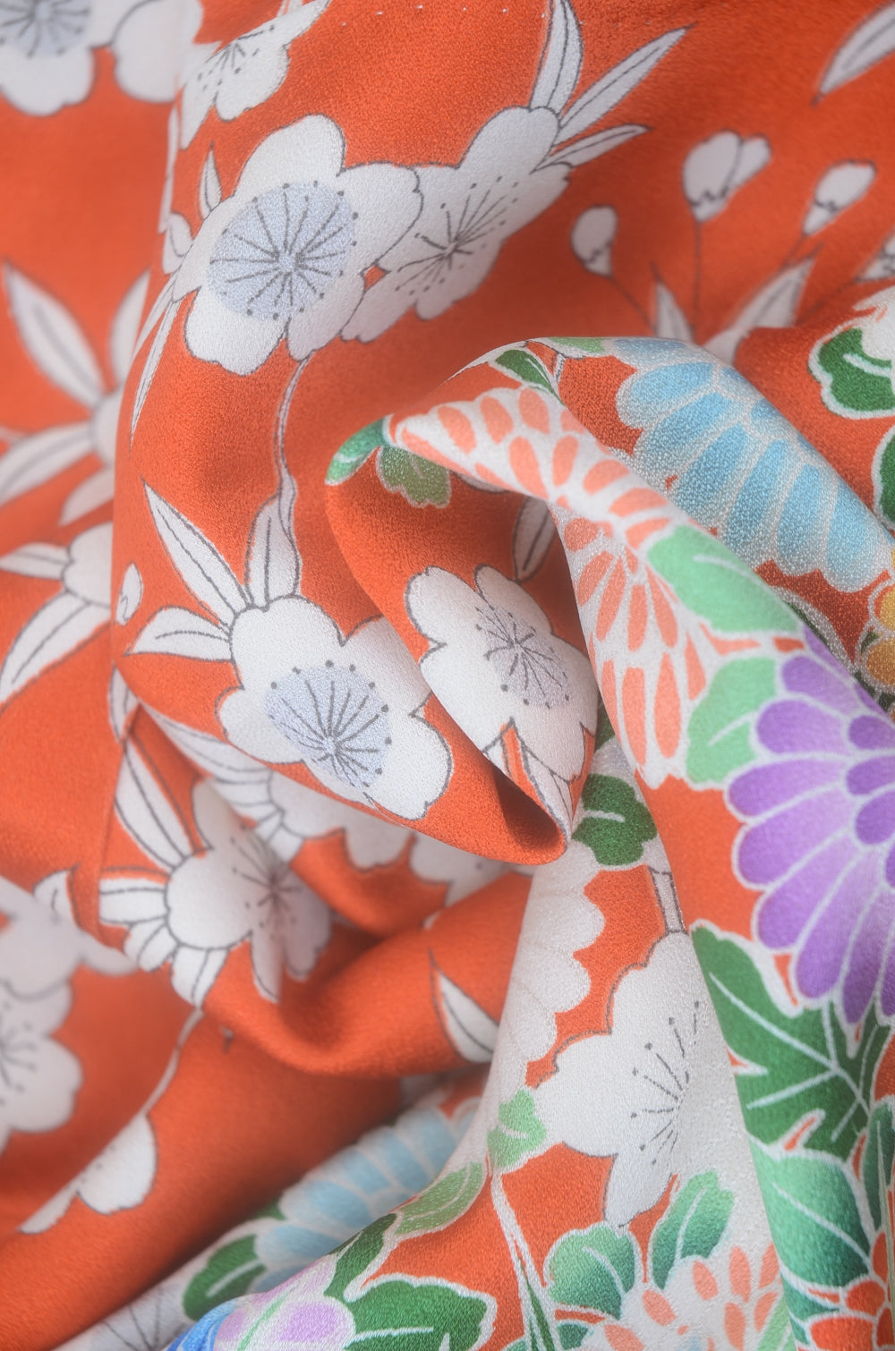 Long-sleeved kimono 6 items set / Furisode / FK#2-214