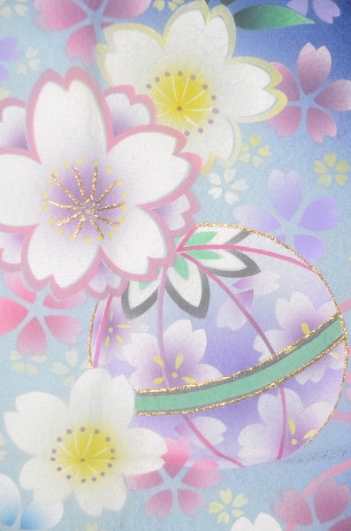 Long-sleeved kimono 6 items set / Furisode / FK#2-216