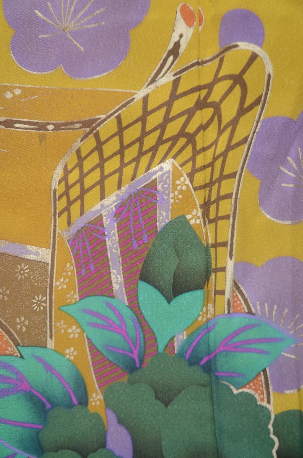 Long-sleeved kimono 6 items set / Furisode / FK#2-217