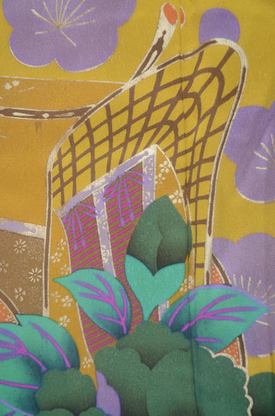 Long-sleeved kimono 6 items set / Furisode / FK#2-217