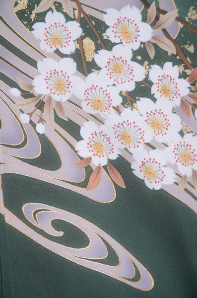 Long-sleeved kimono 6 items set / Furisode / FK#2-225