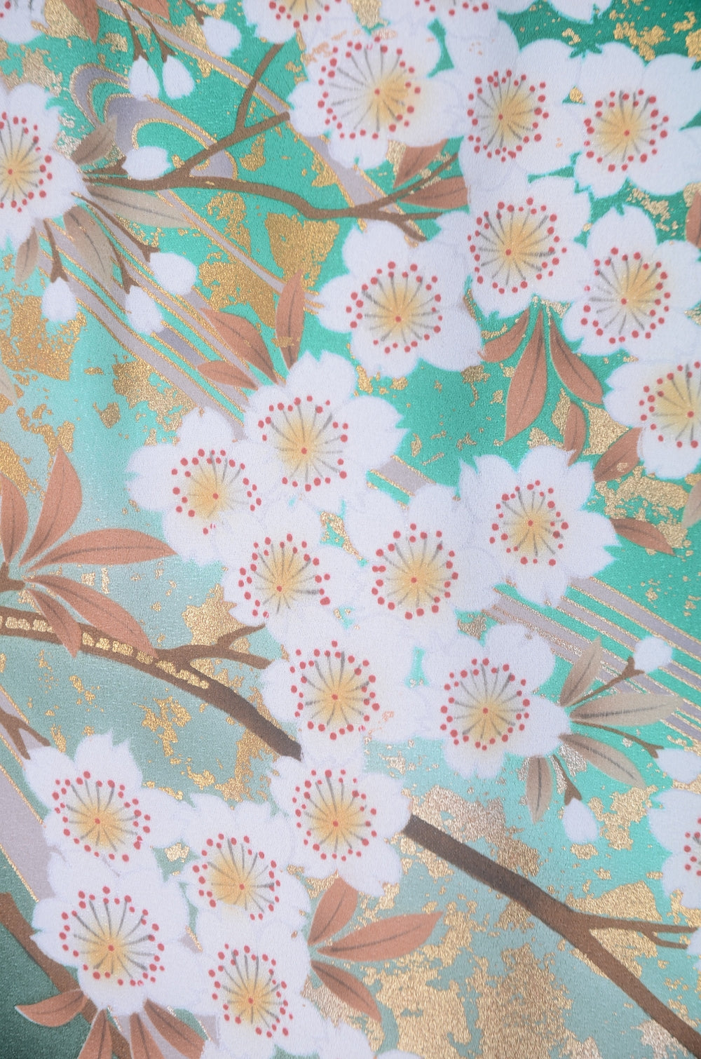 Long-sleeved kimono 6 items set / Furisode / FK#2-225