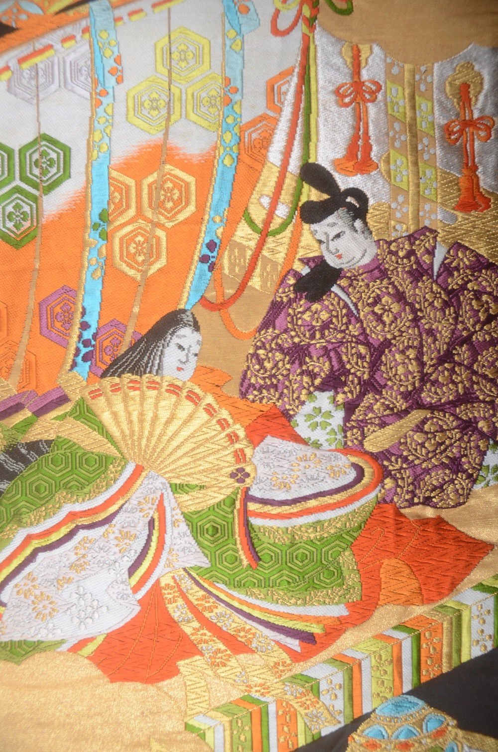 Traditional obi belt / TO #1-386