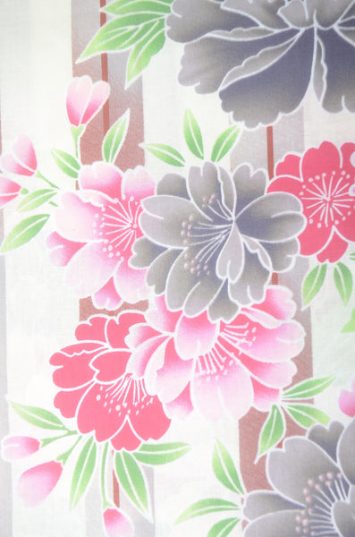 Japanese yukata kimono/ Plus size / P #348