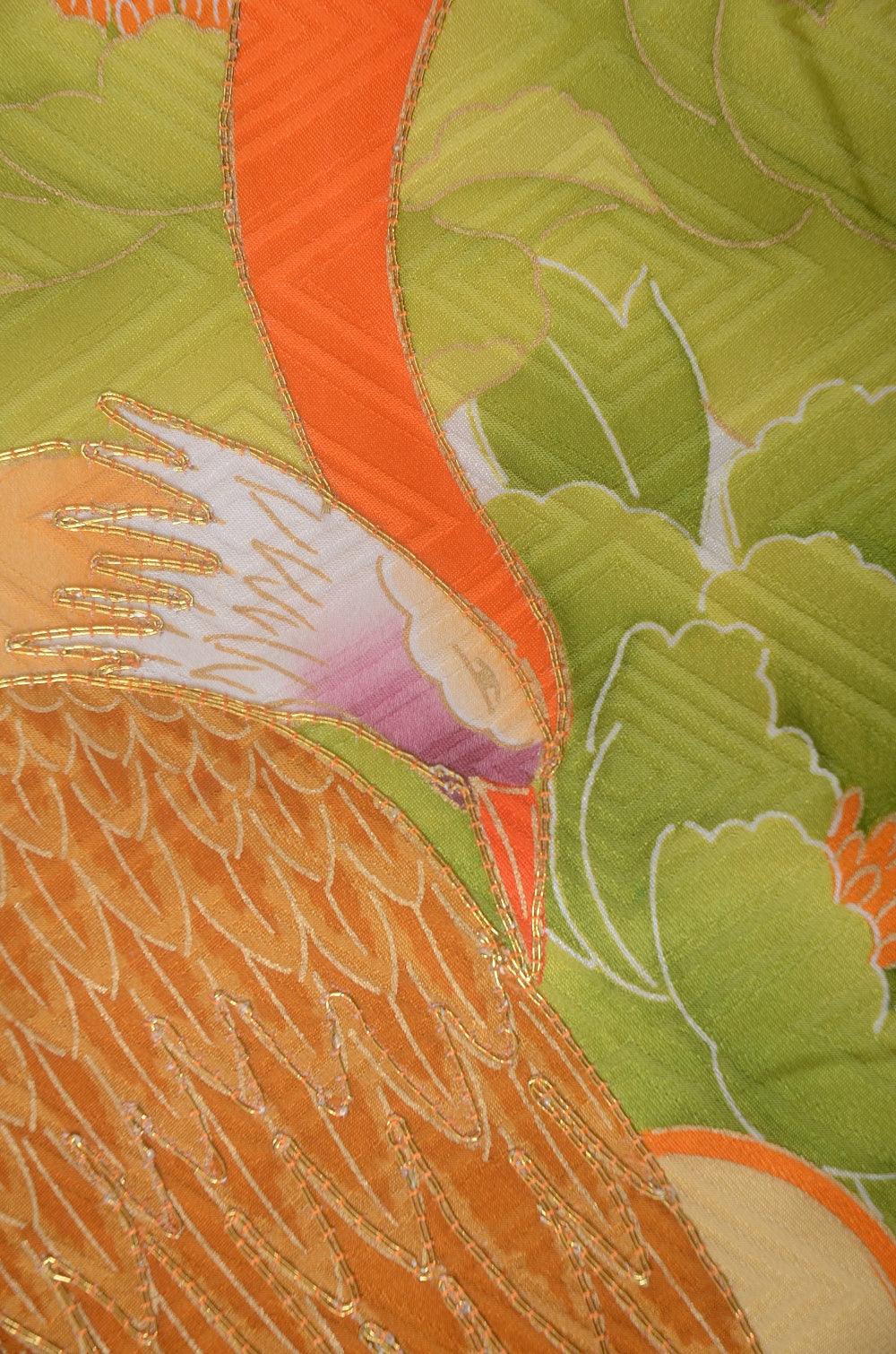 Long-sleeved kimono 6 items set / Furisode / FK#1-945