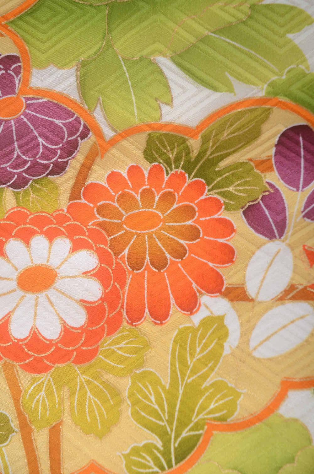 Long-sleeved kimono 6 items set / Furisode / FK#1-945