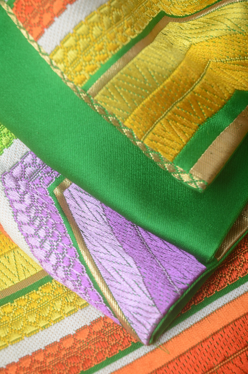 Long-sleeved kimono 6 items set / Furisode / FK#1-945