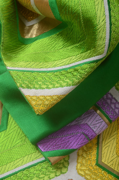 Long-sleeved kimono 6 items set / Furisode / FK#1-945