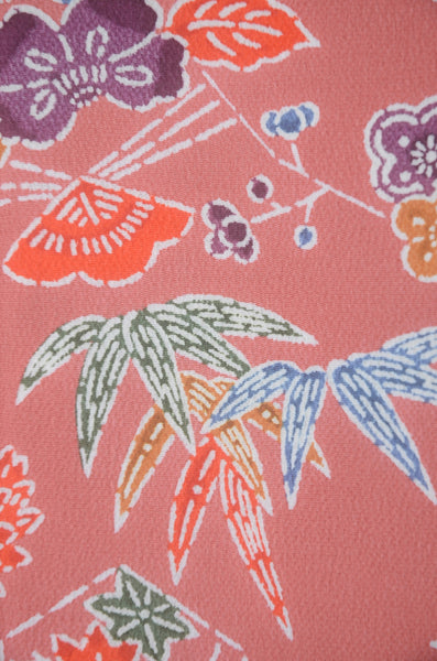 Japanese kimono 4 items set / SK #1-825