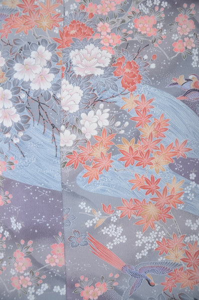 Japanese kimono 4 items set / SK #1-827