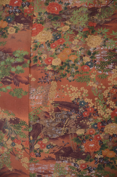 Japanese kimono 4 items set / SK #1-828