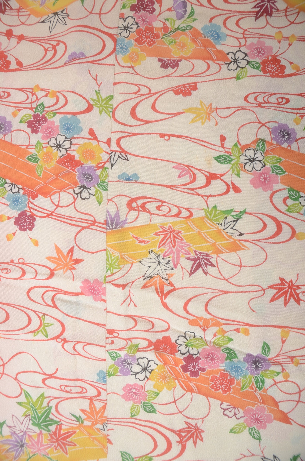 Long-sleeved kimono 6 items set / Furisode / FK#1-949