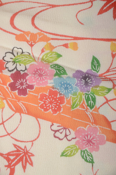 Long-sleeved kimono 6 items set / Furisode / FK#1-949