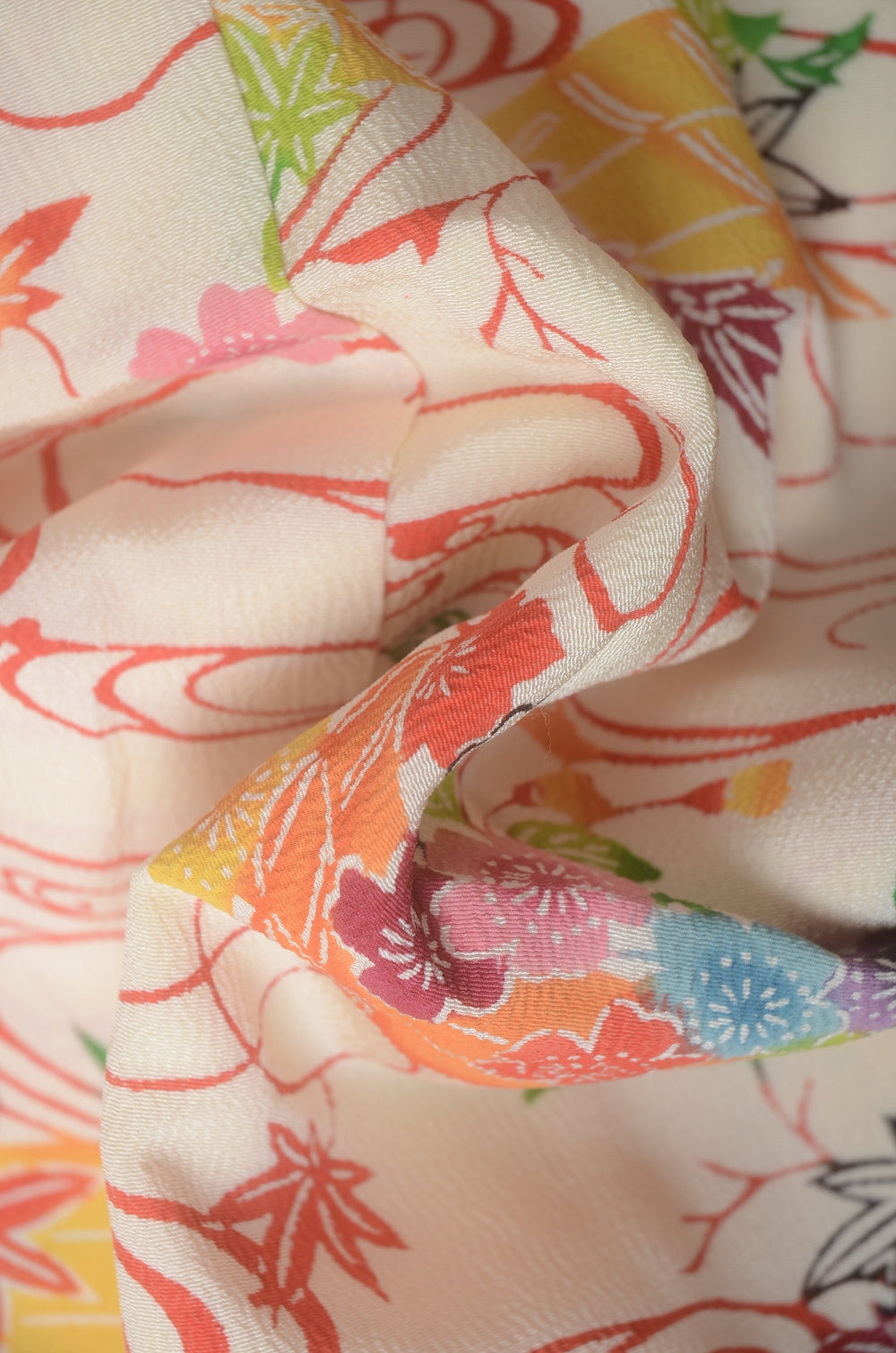 Long-sleeved kimono 6 items set / Furisode / FK#1-949