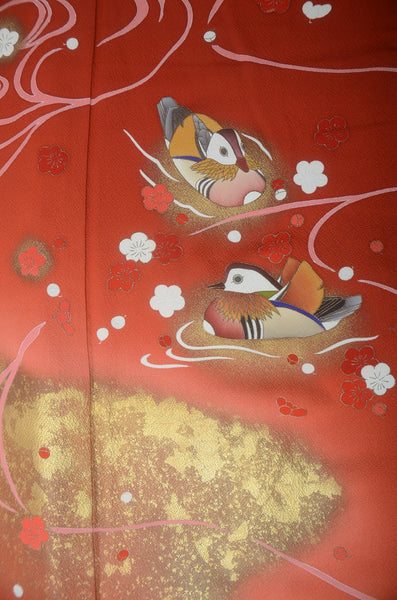 Long-sleeved kimono 6 items set / Furisode / FK#1-950