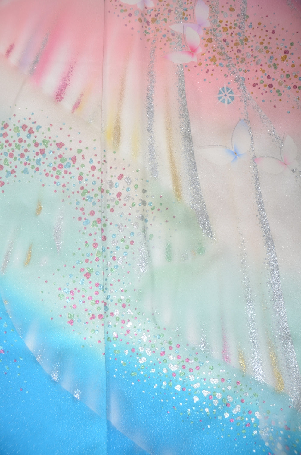 Long-sleeved kimono 6 items set / Furisode / FK#1-952