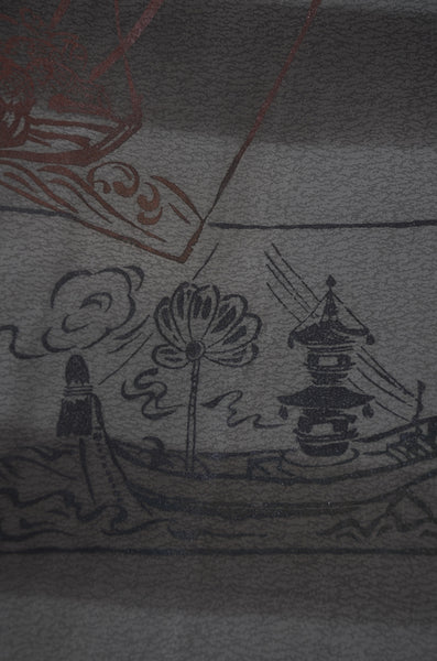 Jacket, kimono, hakama set / JKH #1-491