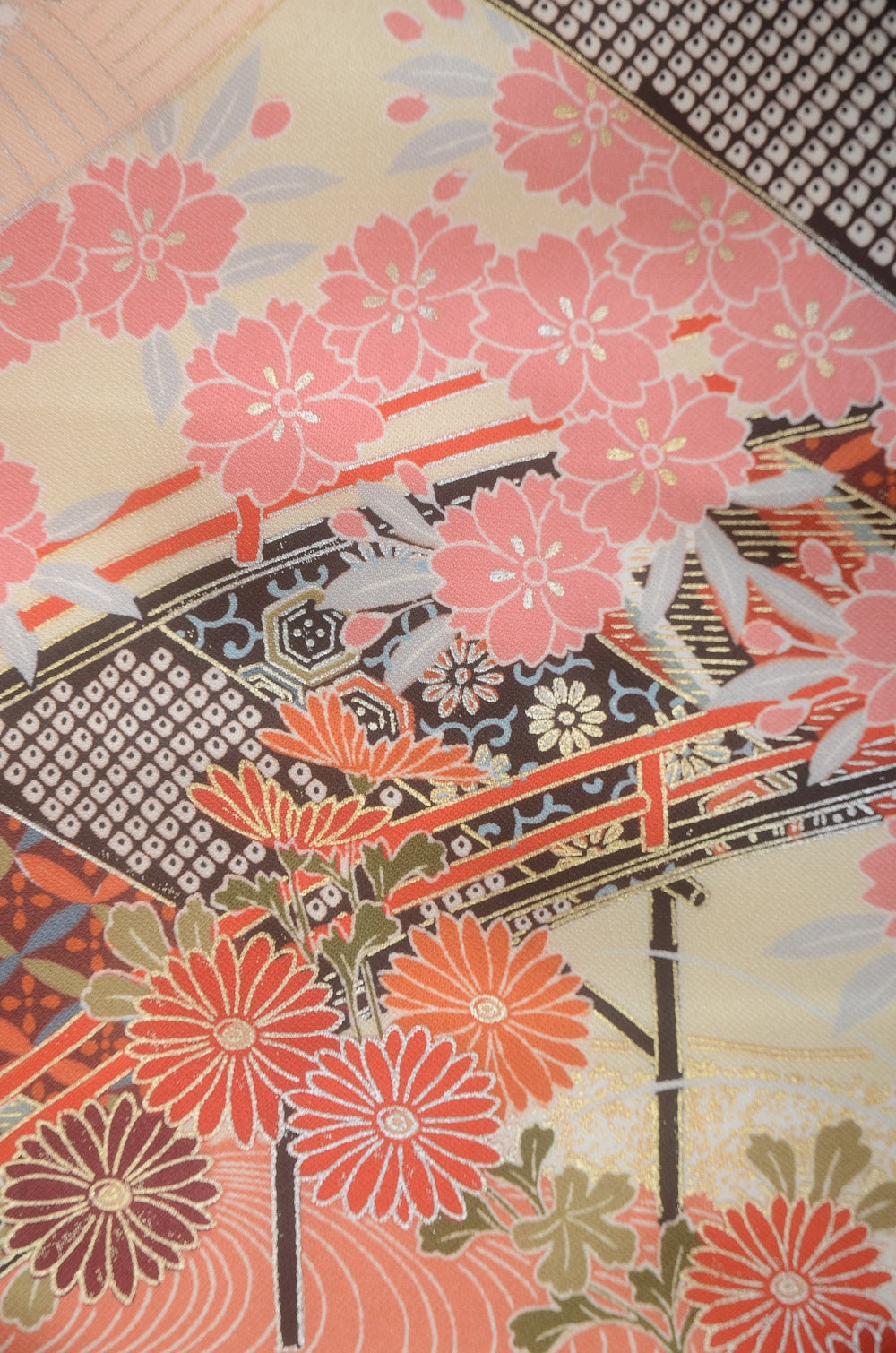 Long-sleeved kimono / Furisode / FK#2-045