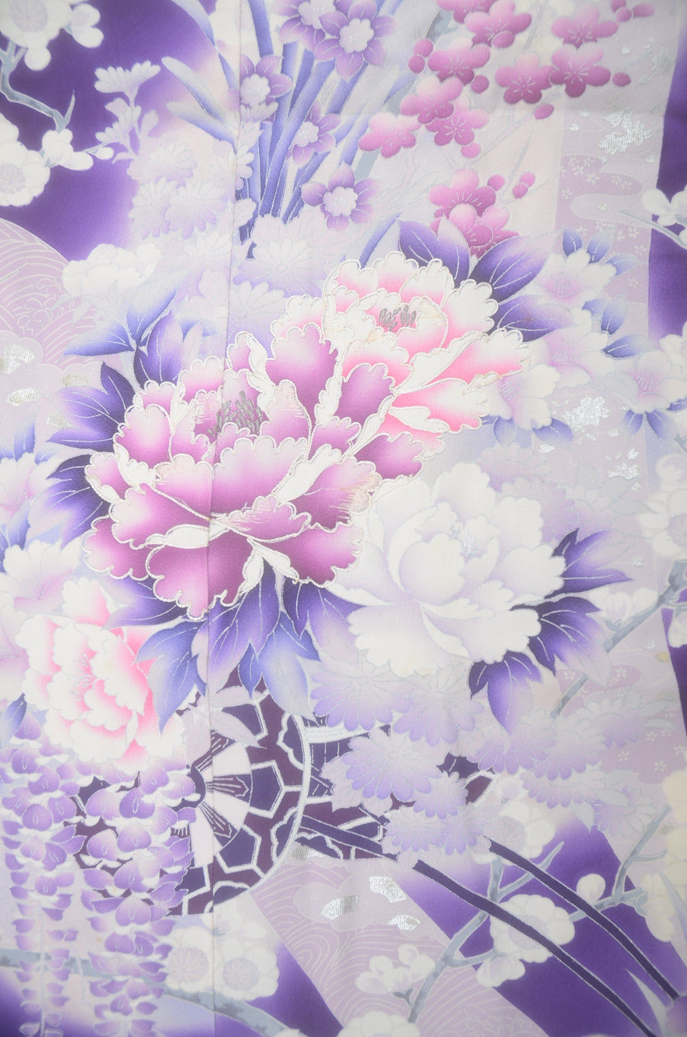 Long-sleeved kimono 6 items set / Furisode / FK#2-296