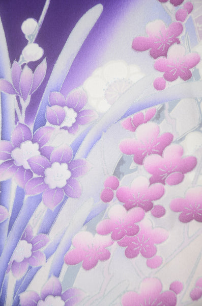 Long-sleeved kimono 6 items set / Furisode / FK#2-296