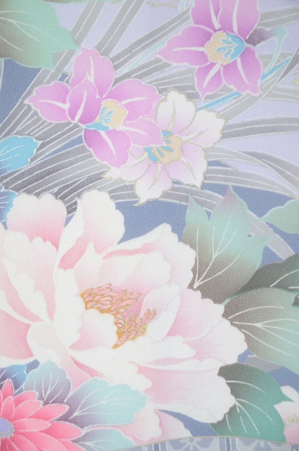 Long-sleeved kimono 6 items set / Furisode / FK#2-297