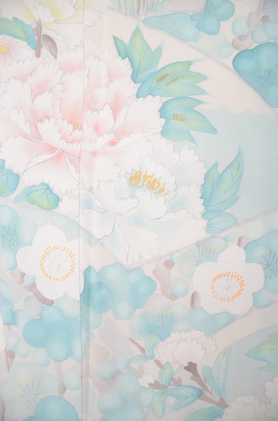 Long-sleeved kimono 6 items set / Furisode / FK#2-300