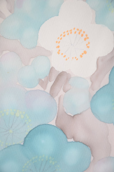 Long-sleeved kimono 6 items set / Furisode / FK#2-300