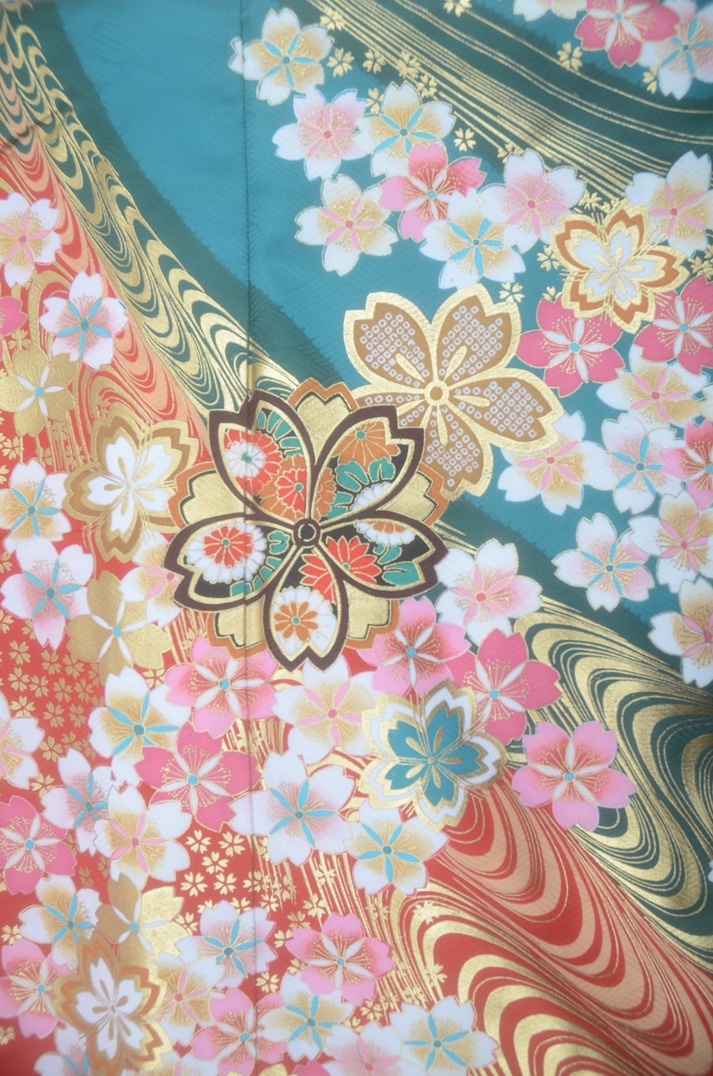 Long-sleeved kimono 6 items set / Furisode / FK#2-302