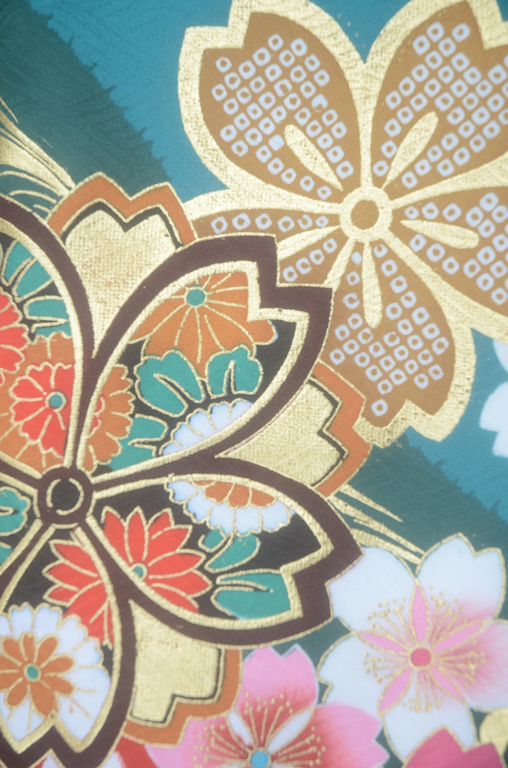 Long-sleeved kimono 6 items set / Furisode / FK#2-302