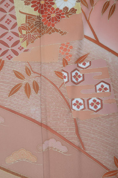 Japanese kimono 6 items set / TK #2-371